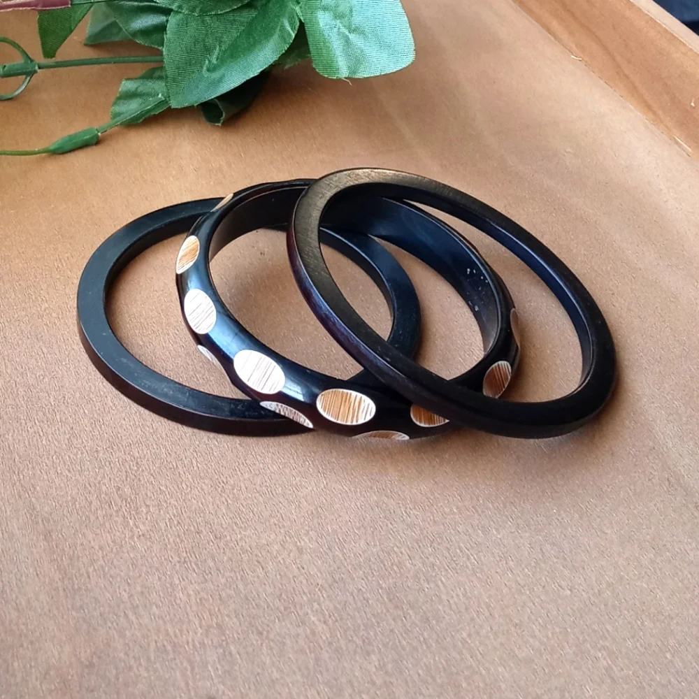 3PC Beautiful Bangle Bracelet Set - Picture 4 of 12